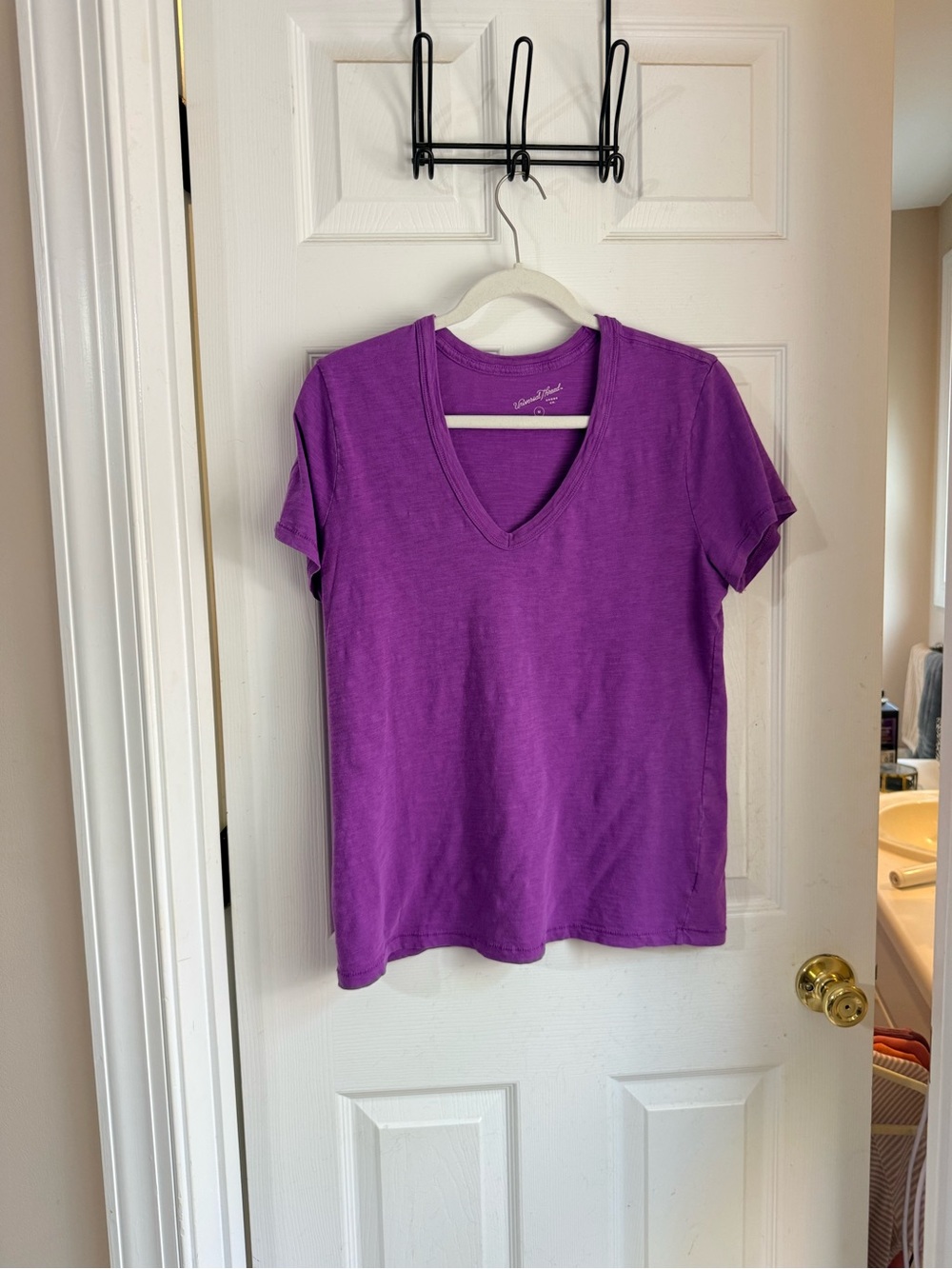 3 for 1 Everyday V-Neck Tees- Purple / Fuchsia - Picture 2 of 13